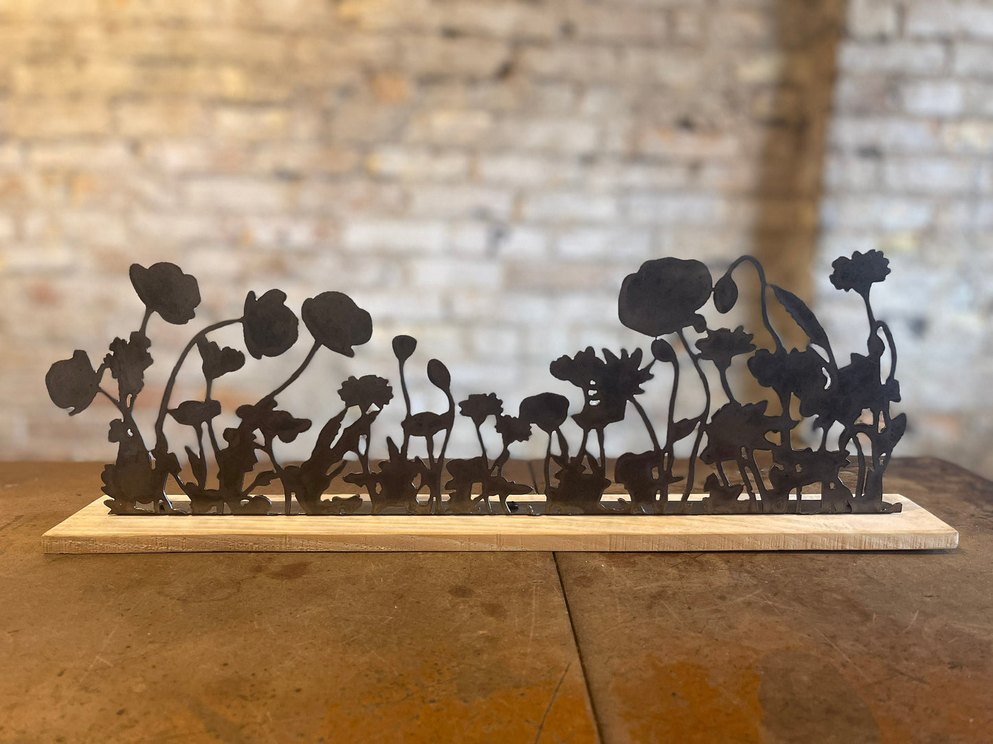 Metal Wildflowers Stand