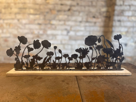 Metal Wildflowers Stand