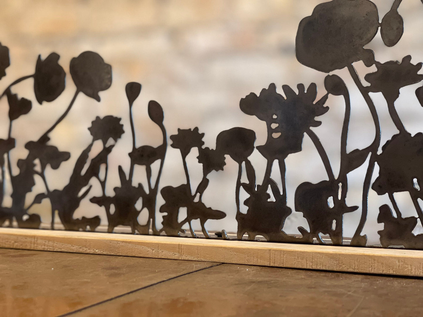 Metal Wildflowers Stand