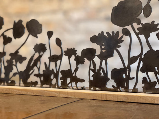 Metal Wildflowers Stand