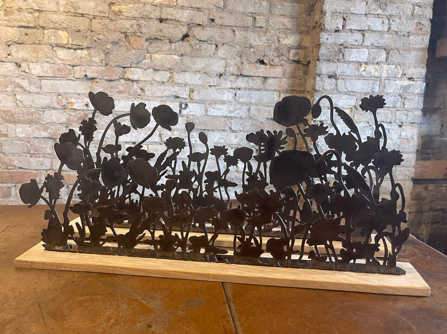 Metal Wildflowers Stand