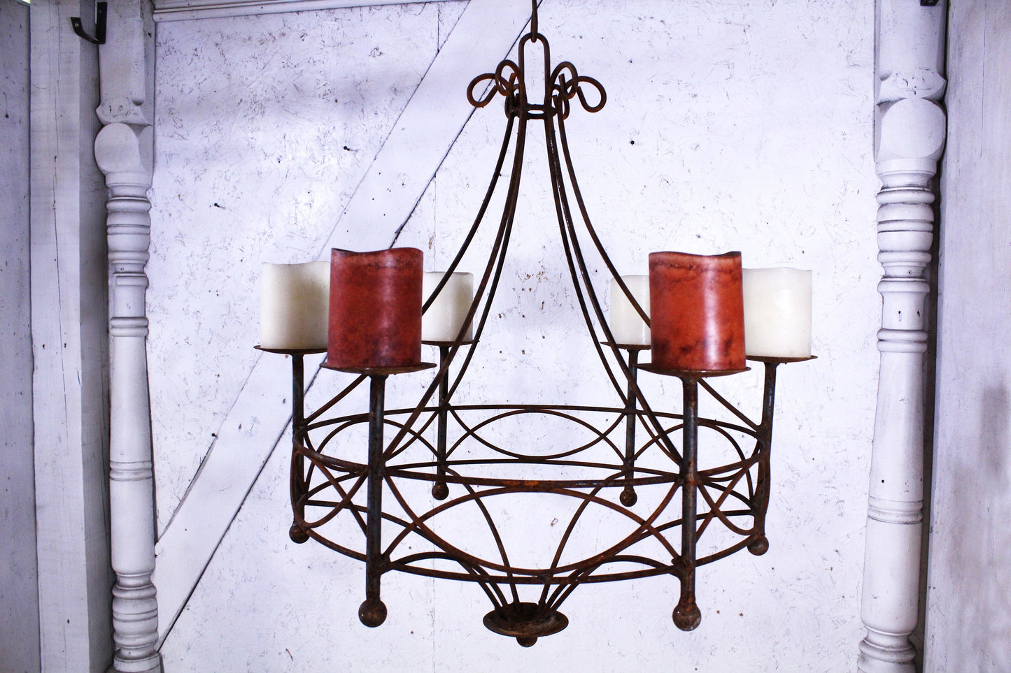 Wrought Iron Cassie Chandelier Chandeliers Lighting