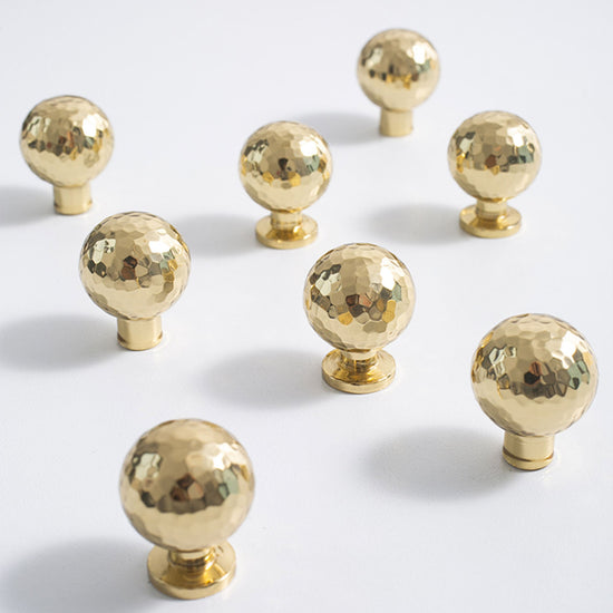 Gold Brass Hexagon Drawer Pulls Cabinet Knobs & Handles Drawer Pull