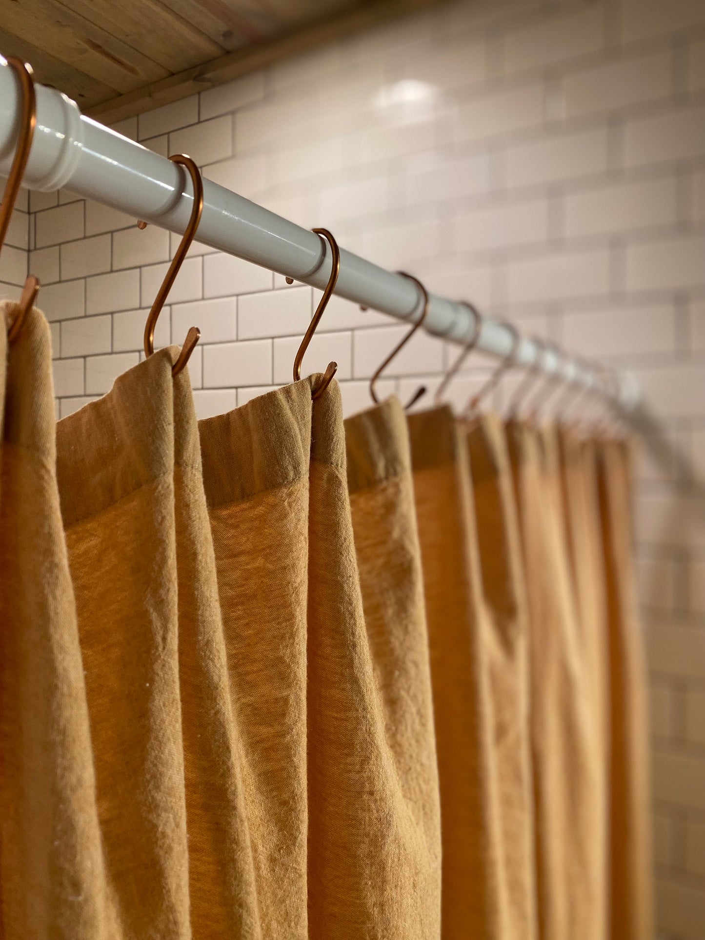 Copper Shower Hooks