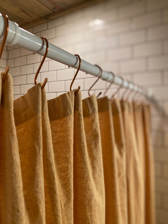 Copper Shower Hooks