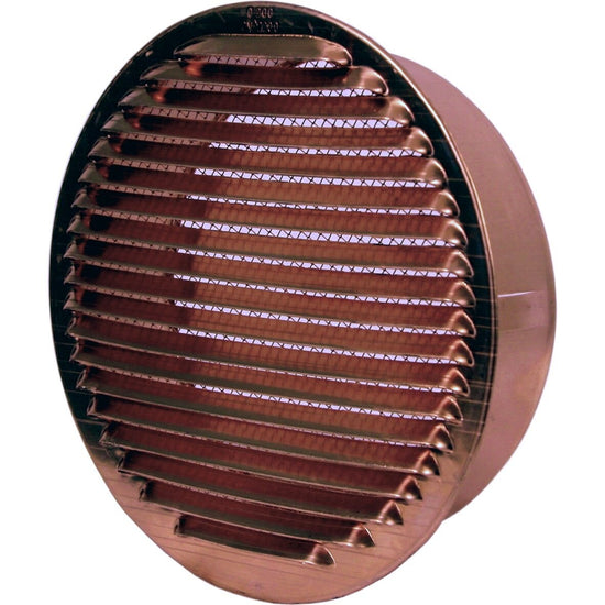 Load image into Gallery viewer, Round Copper Soffit Vent With Screen Vents &amp;amp; Flues Home Accessary
