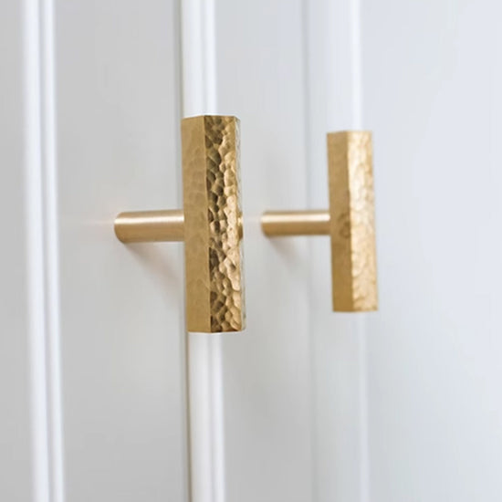 Gold Brass Hexagon Drawer Pulls Cabinet Knobs & Handles Drawer Pull