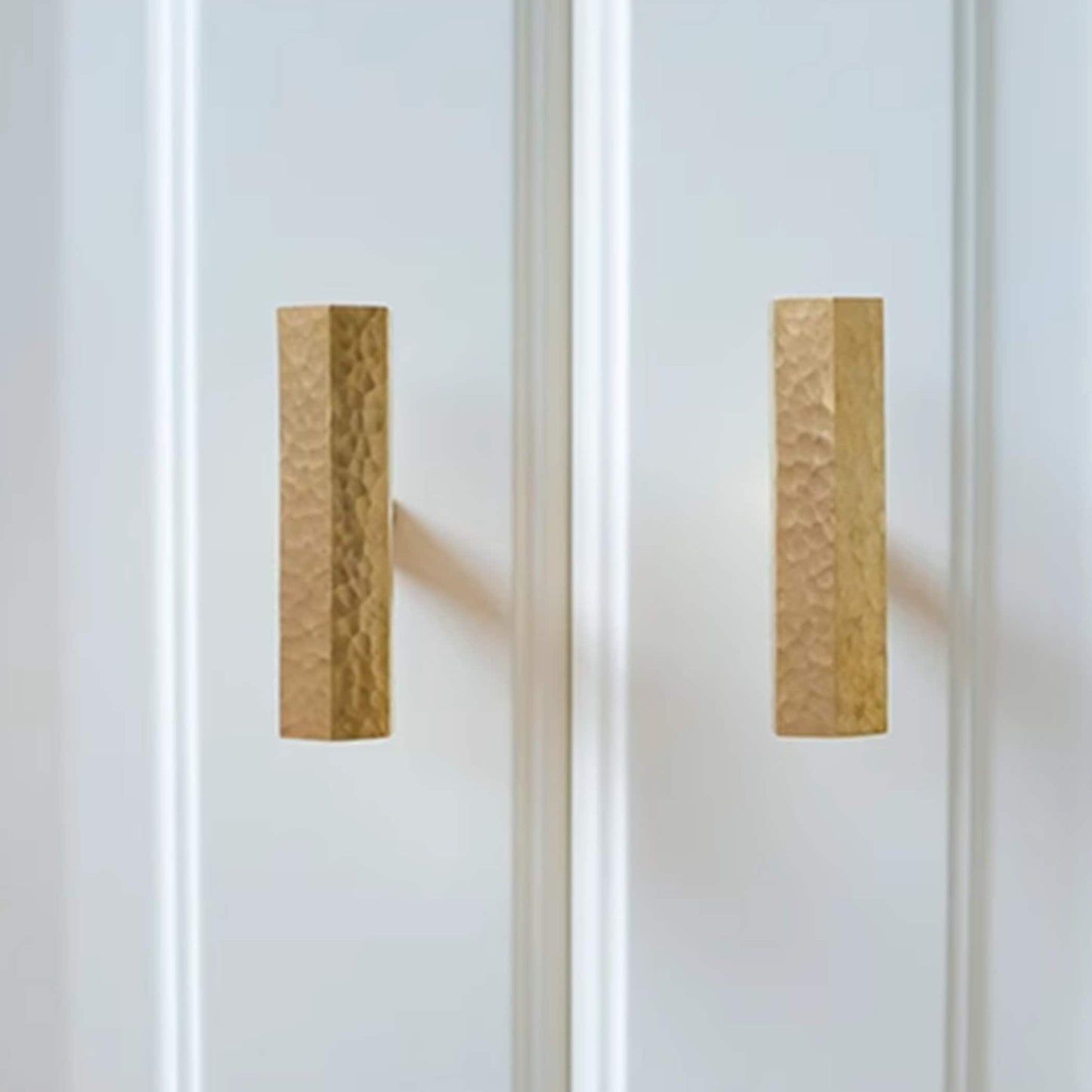 Gold Brass Hexagon Drawer Pulls Cabinet Knobs & Handles Drawer Pull