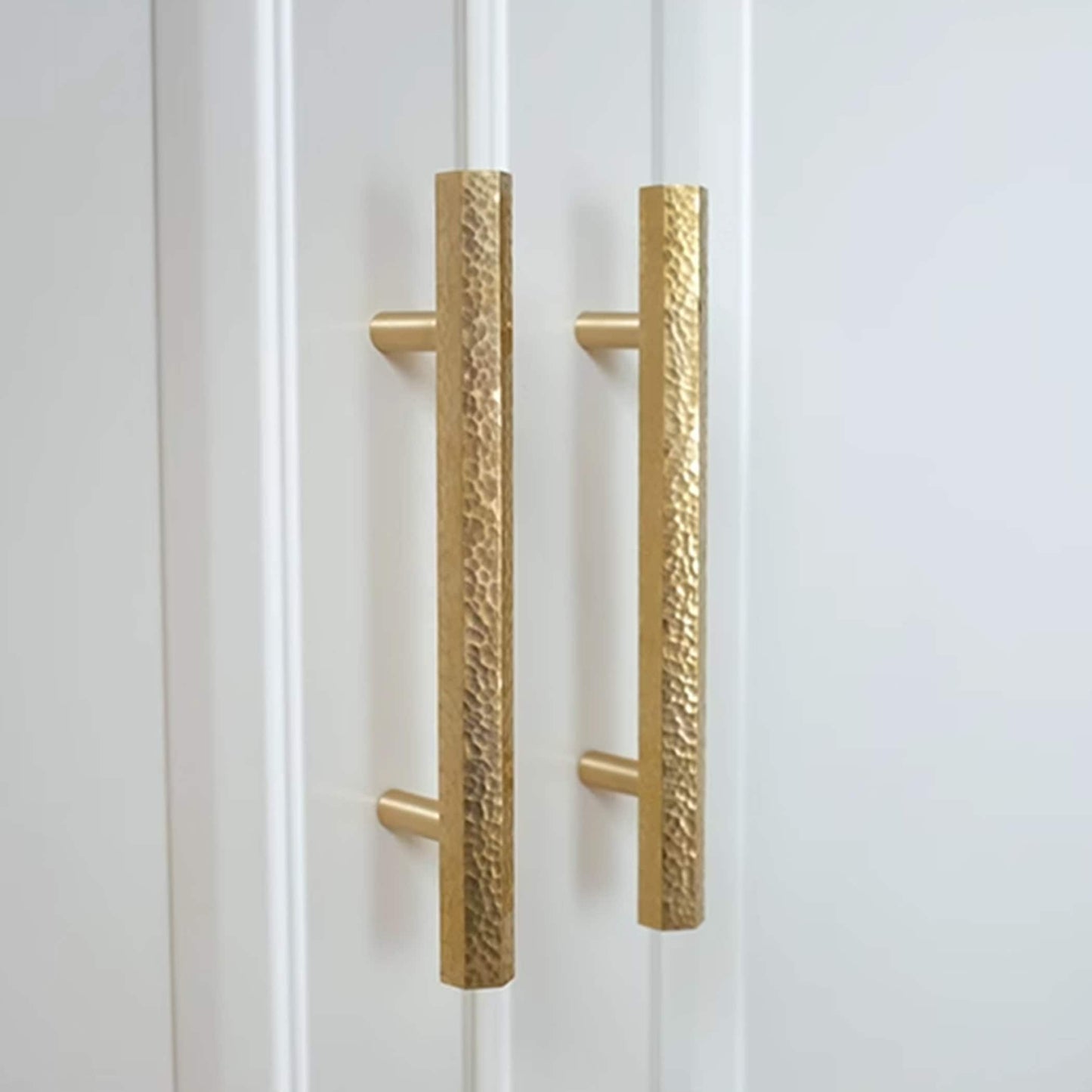 Gold Brass Hexagon Drawer Pulls Cabinet Knobs & Handles Drawer Pull