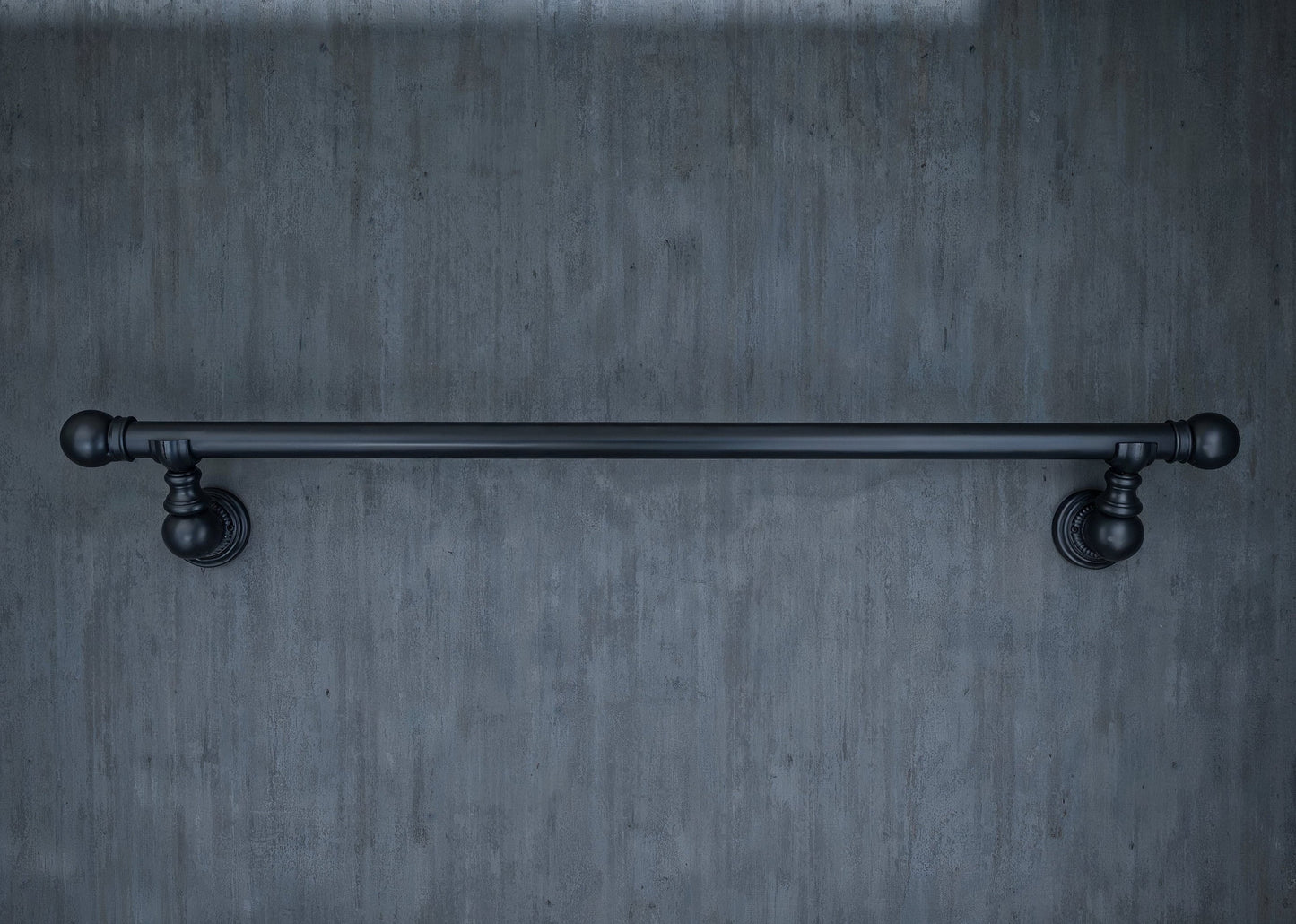 Black Metal Curtain Rail