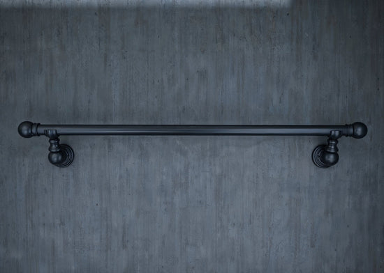 Black Metal Curtain Rail