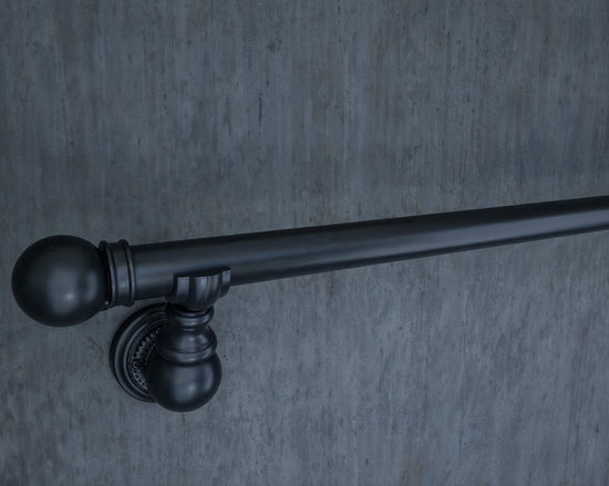 Black Metal Curtain Rail