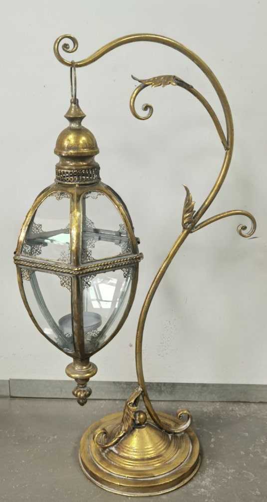 "Ophelia" Victorian Hanging Lantern with Ornate Stand Lanterns Lighting