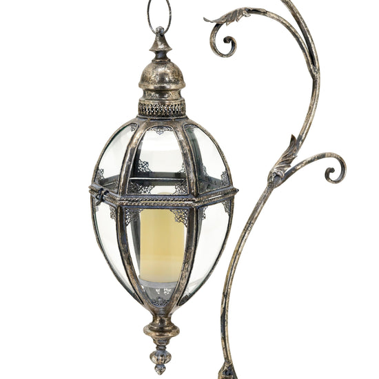 Load image into Gallery viewer, &amp;quot;Ophelia&amp;quot; Victorian Hanging Lantern with Ornate Stand Lanterns Lighting
