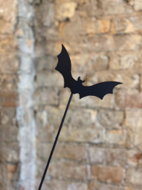 Bats Metal Garden Stakes Set Decor Halloween