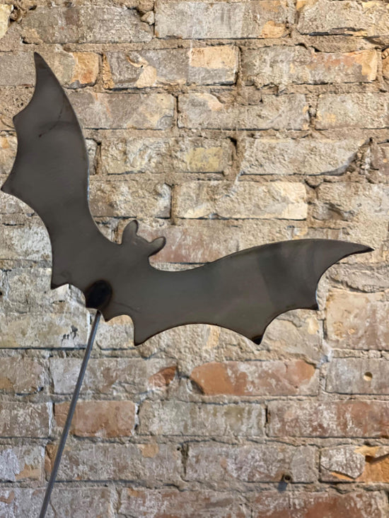 Bats Metal Garden Stakes Set Decor Halloween
