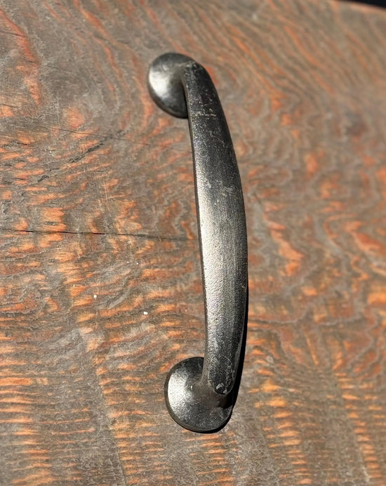 Mid Century Cabinet Handle- Raw Steel Cabinet Knobs & Handles Cabinet Handle