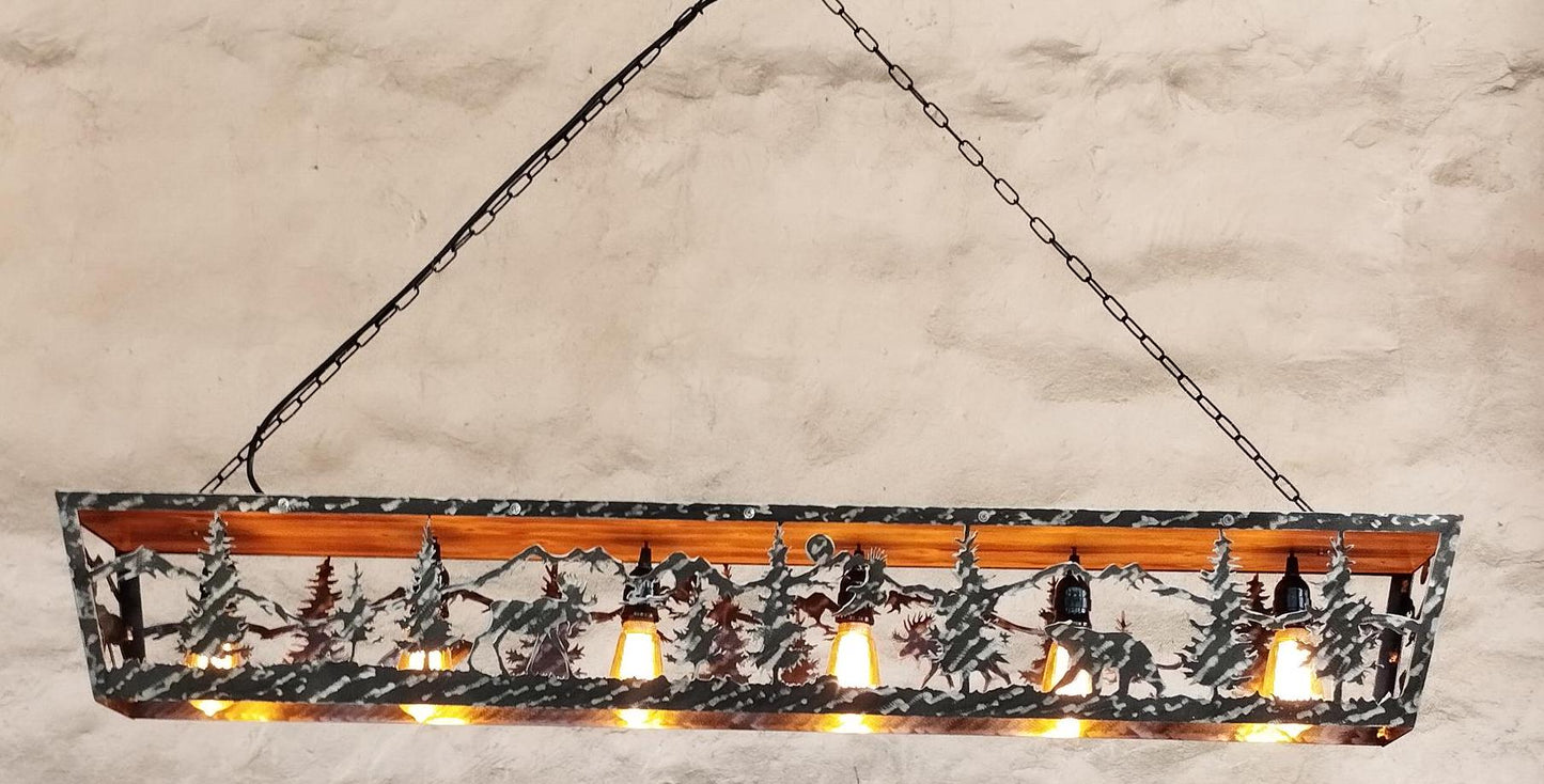 Moose and bear Cabin Pendant light Lighting Lighting