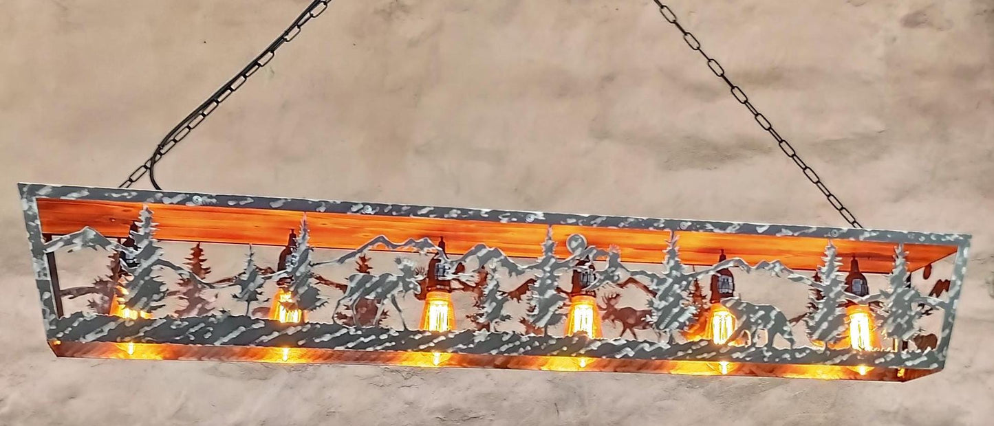 Moose and bear Cabin Pendant light Lighting Lighting