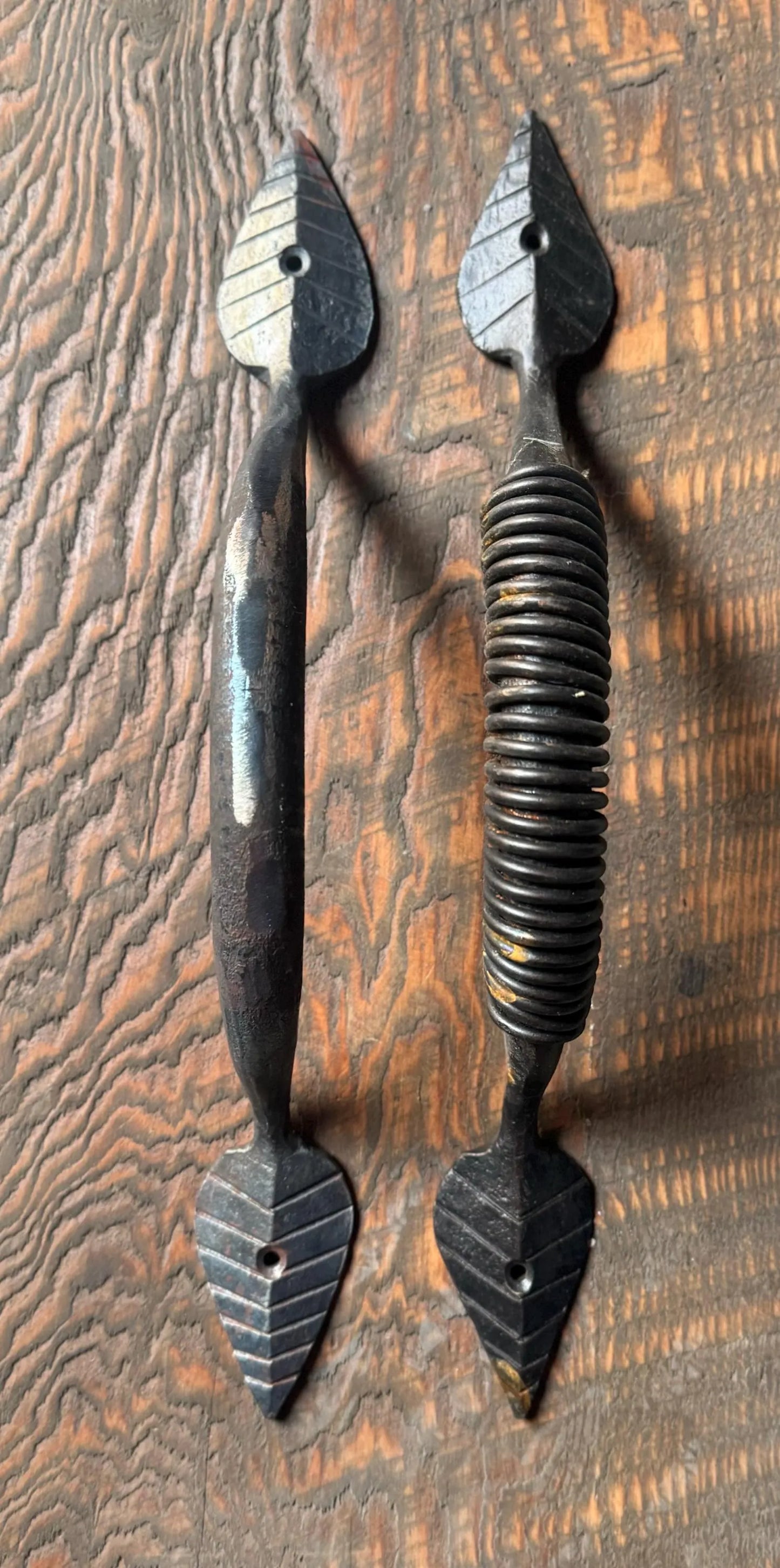 Leaf Iron Door Pull Door Knobs & Handles Door Pull