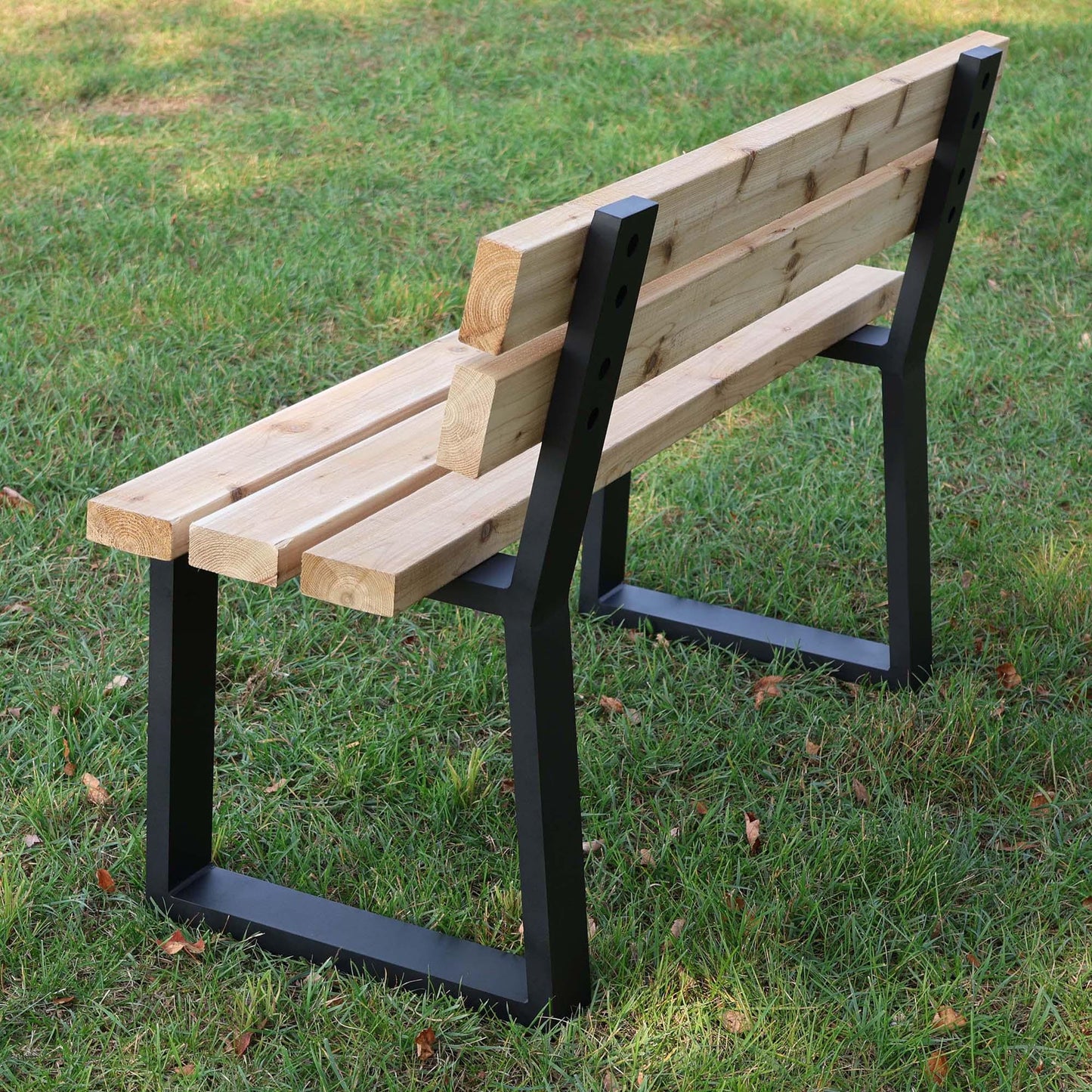 1 Pair of Aluminum Trapezoid Bench Legs With Backrest Table Legs