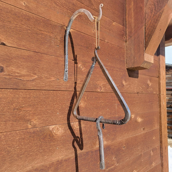 Hand Forged Iron Dinner Triangle