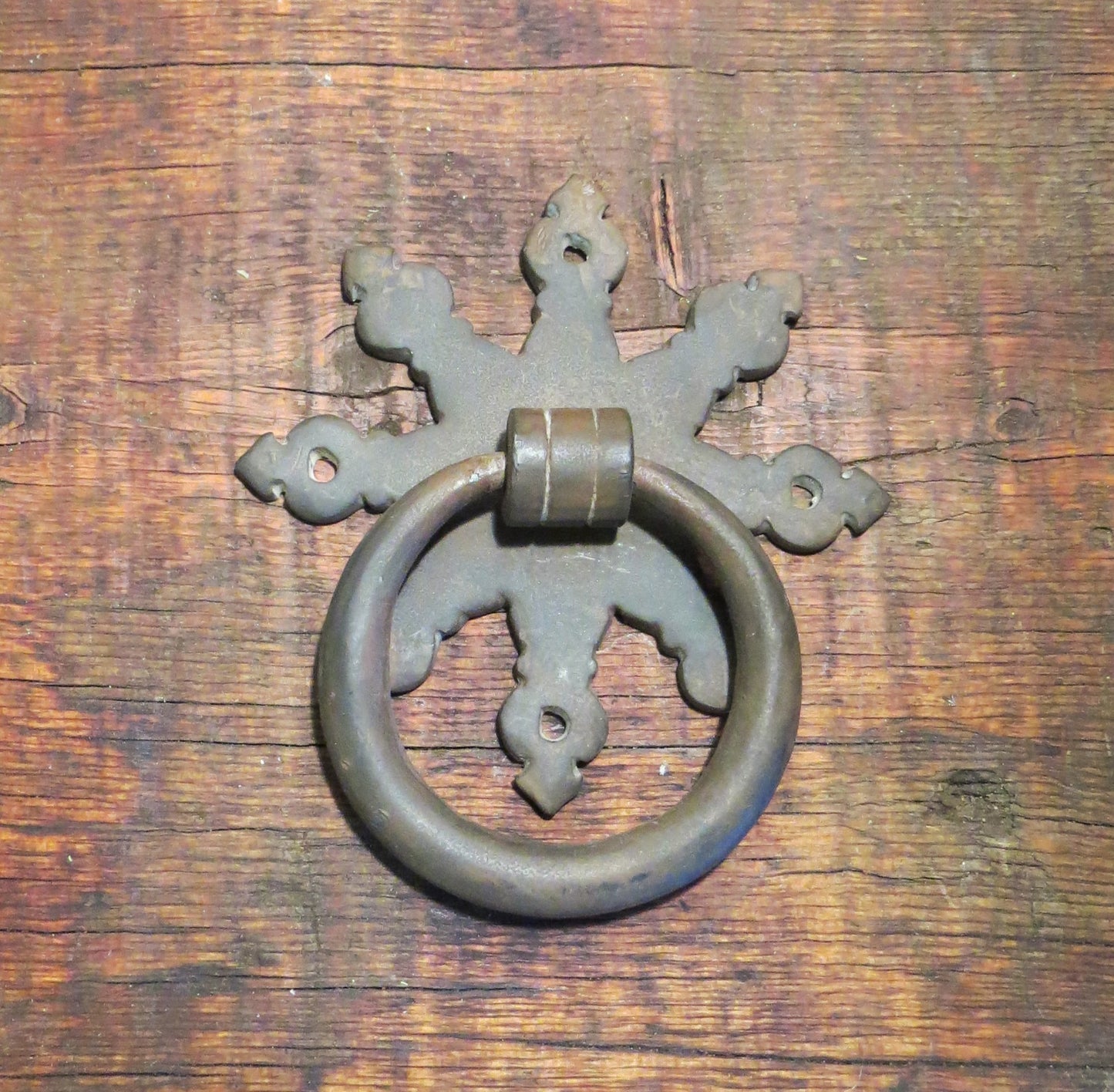 Tudor Revival Iron Door Knocker/Ring Pull