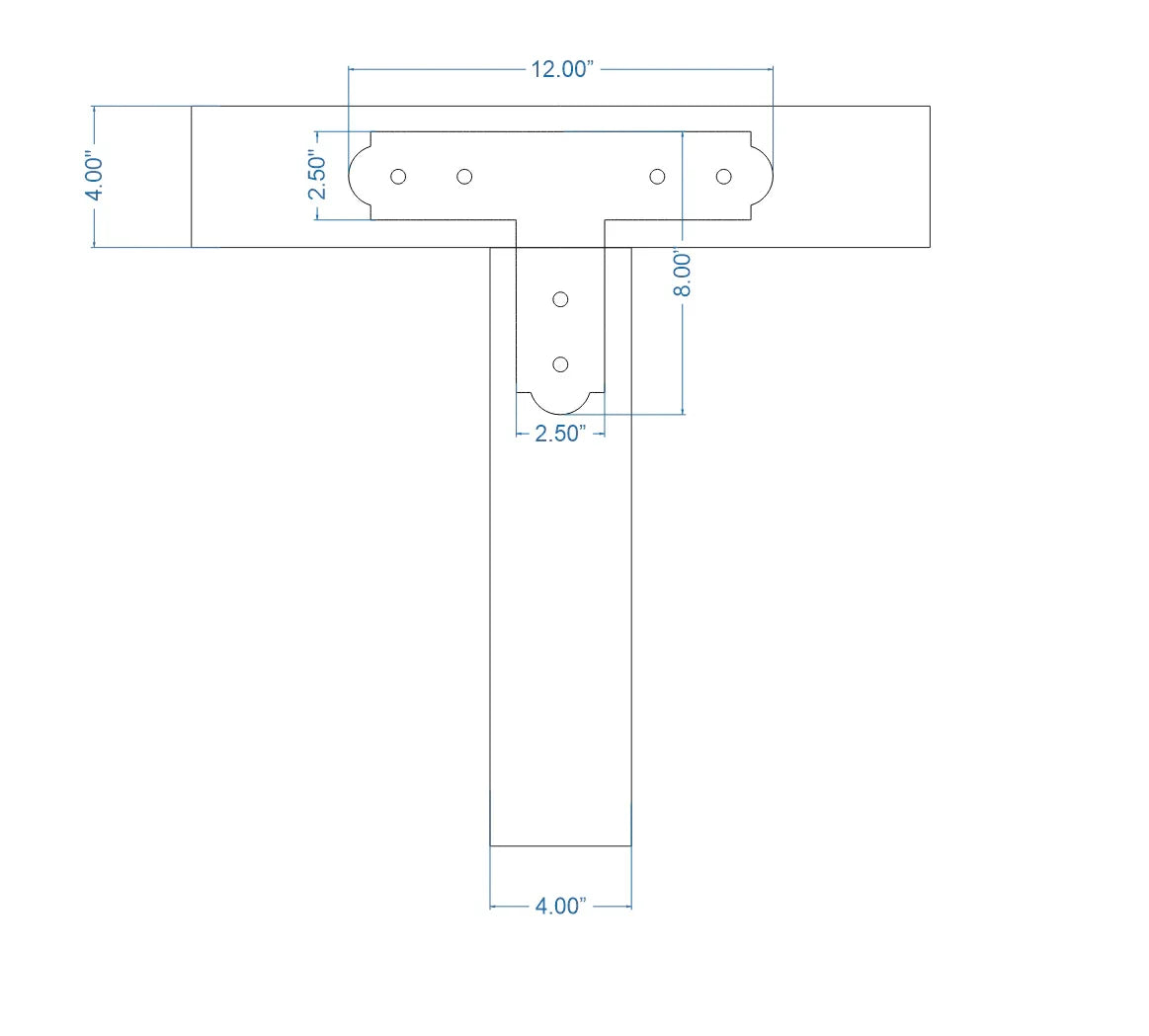 Colonial Iron T Face Plate Old West Iron colonial-iron-t-face-plate-old-west-iron