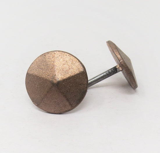 Load image into Gallery viewer, 1 1/4&amp;quot; Copper Round Pyramid Head Clavo / Decorative Nail Head
