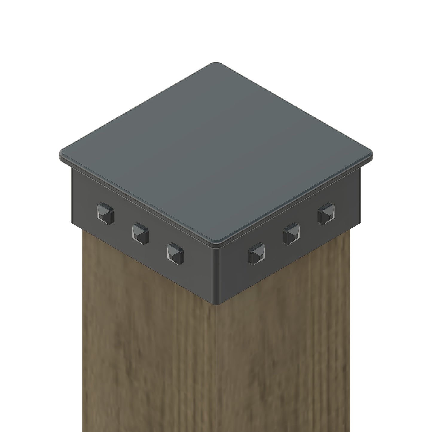 Simple Iron Post Cap – Old West Iron