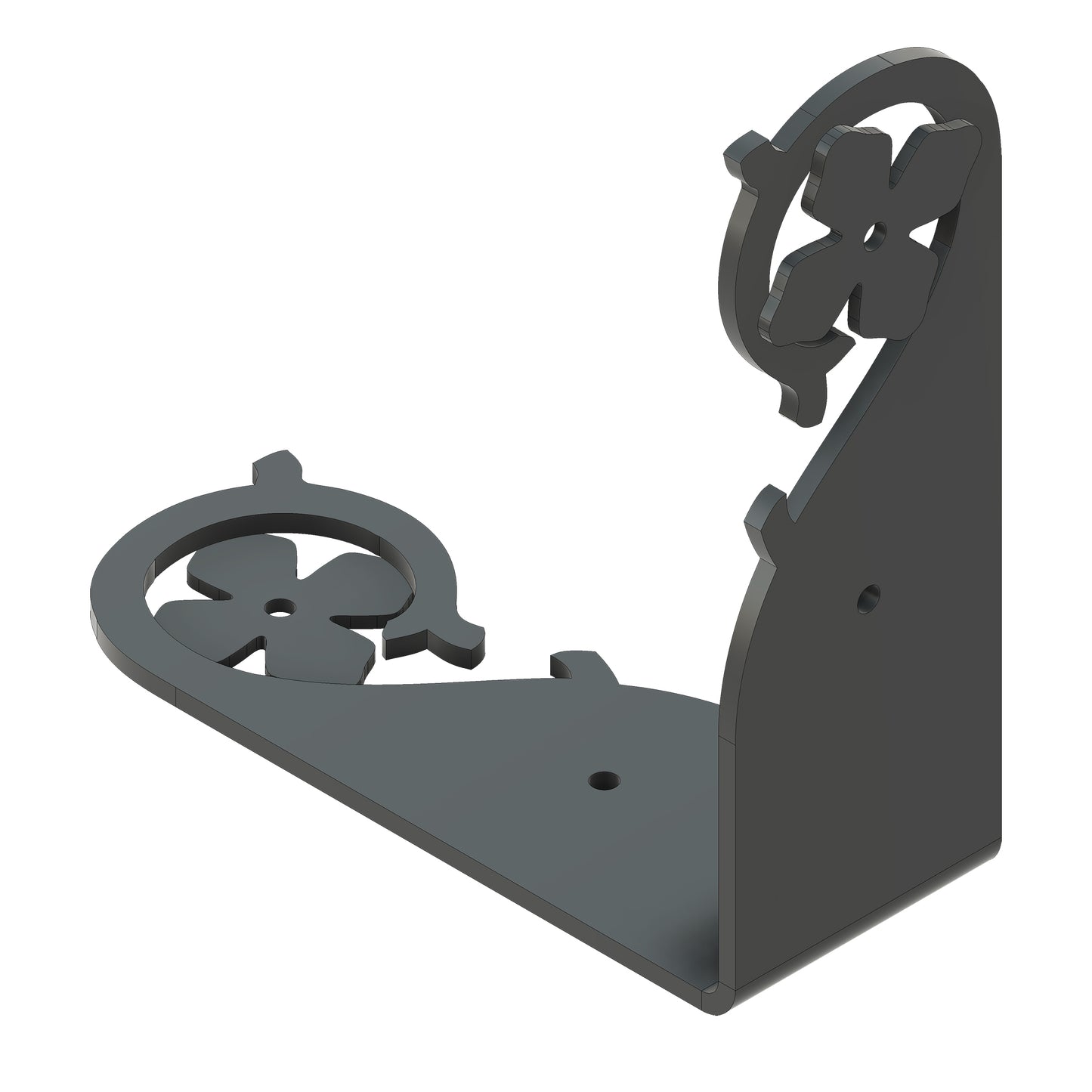 Mid-Century Iron Angle Brace