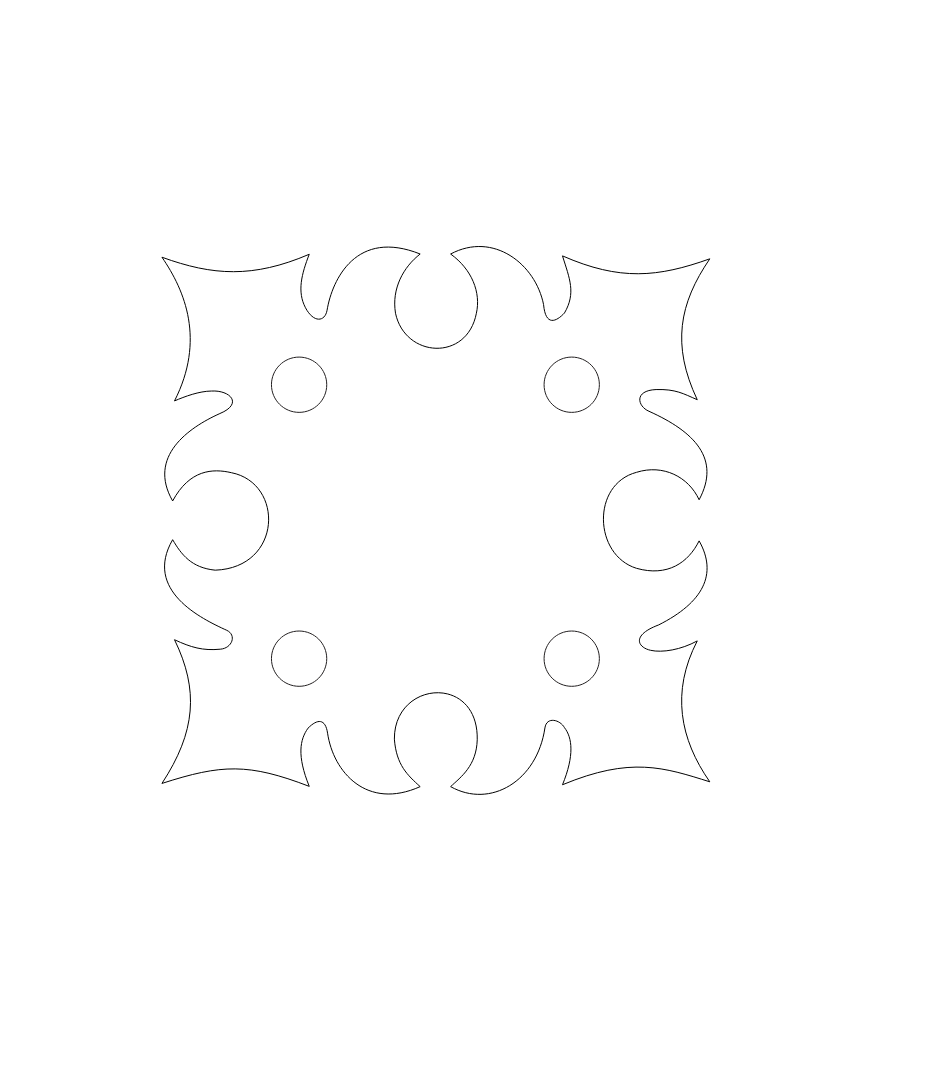 Placa de anclaje de anillo en D cuadrada