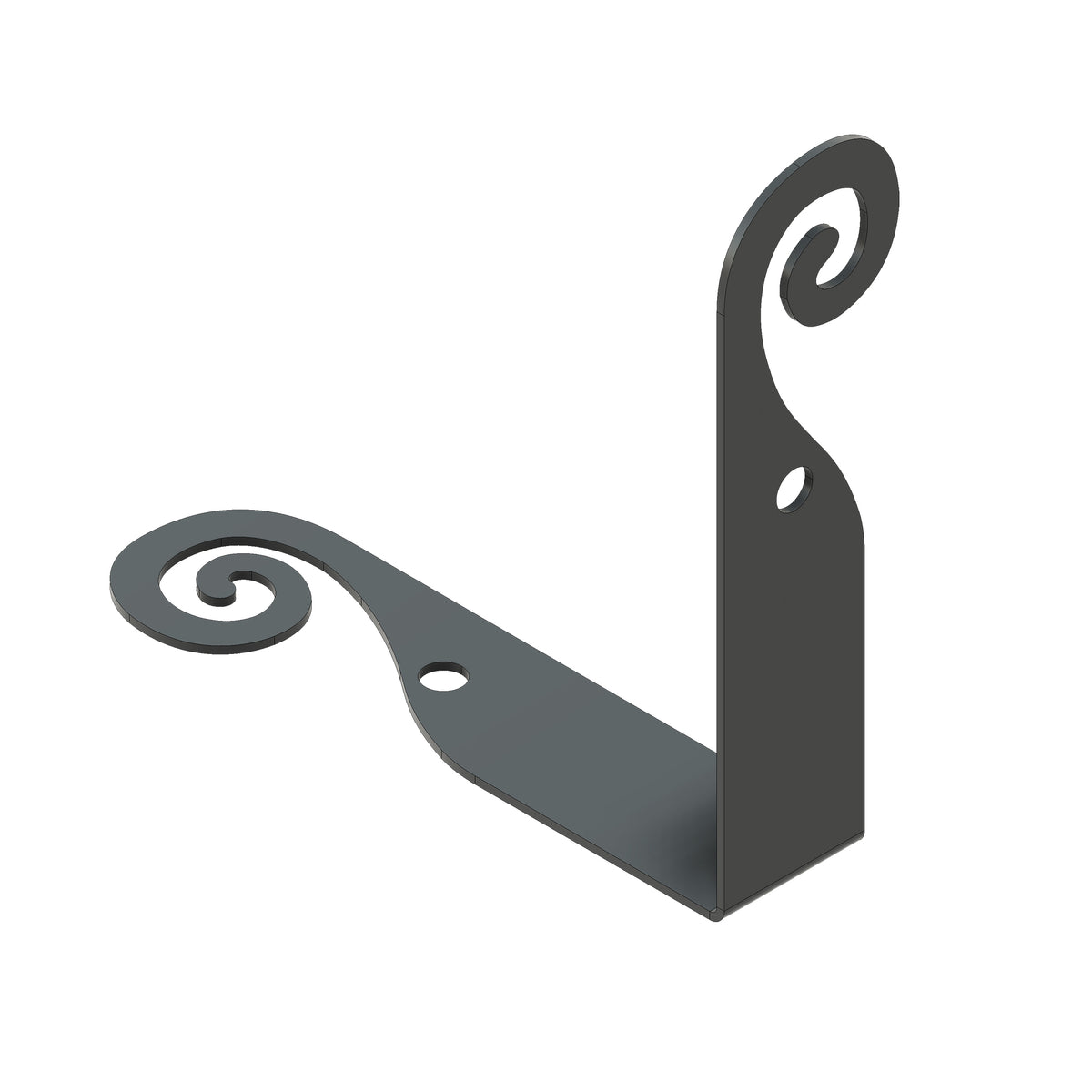 Greek Ionic Iron Angle Brace Old West Iron