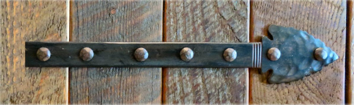 Authentic Arrowhead Iron Faux Hinge Strap