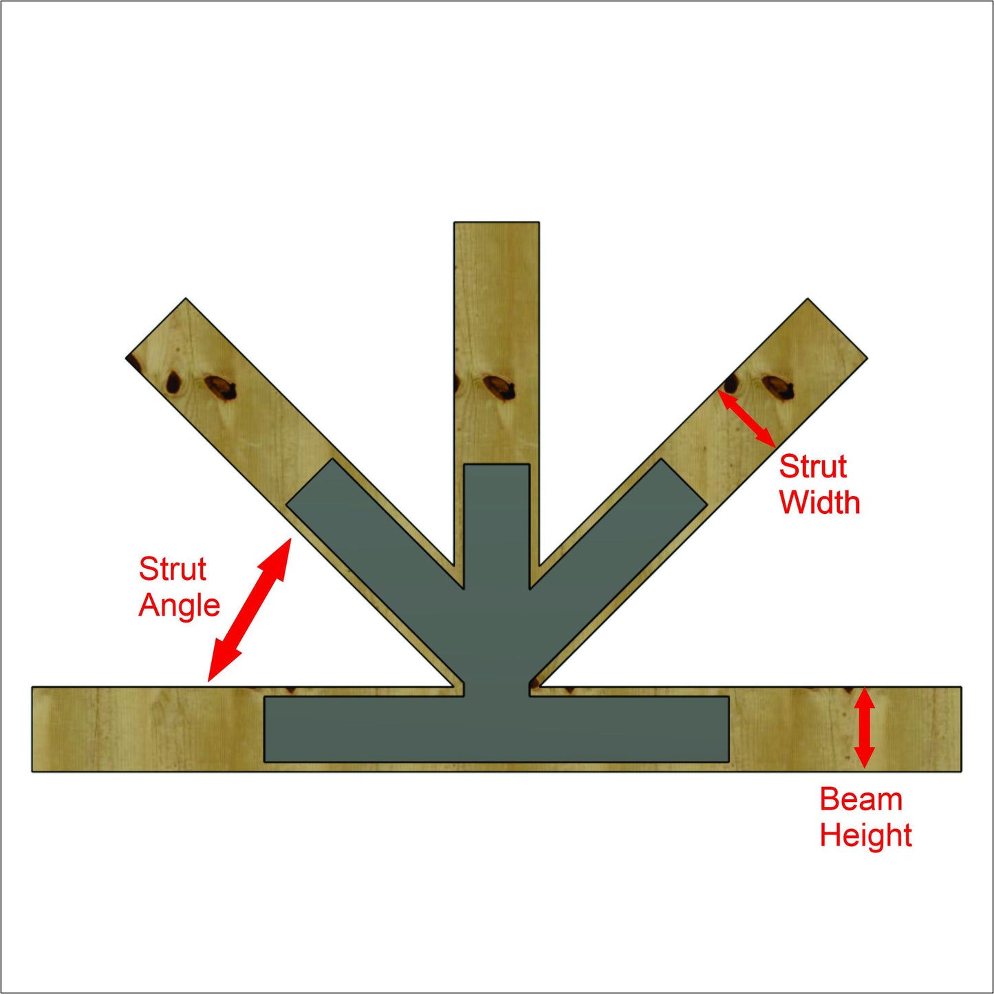 Center Plate - Offset Vertical