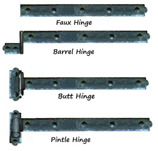 Load image into Gallery viewer, Colonial Iron Functioning Hinge Strap
