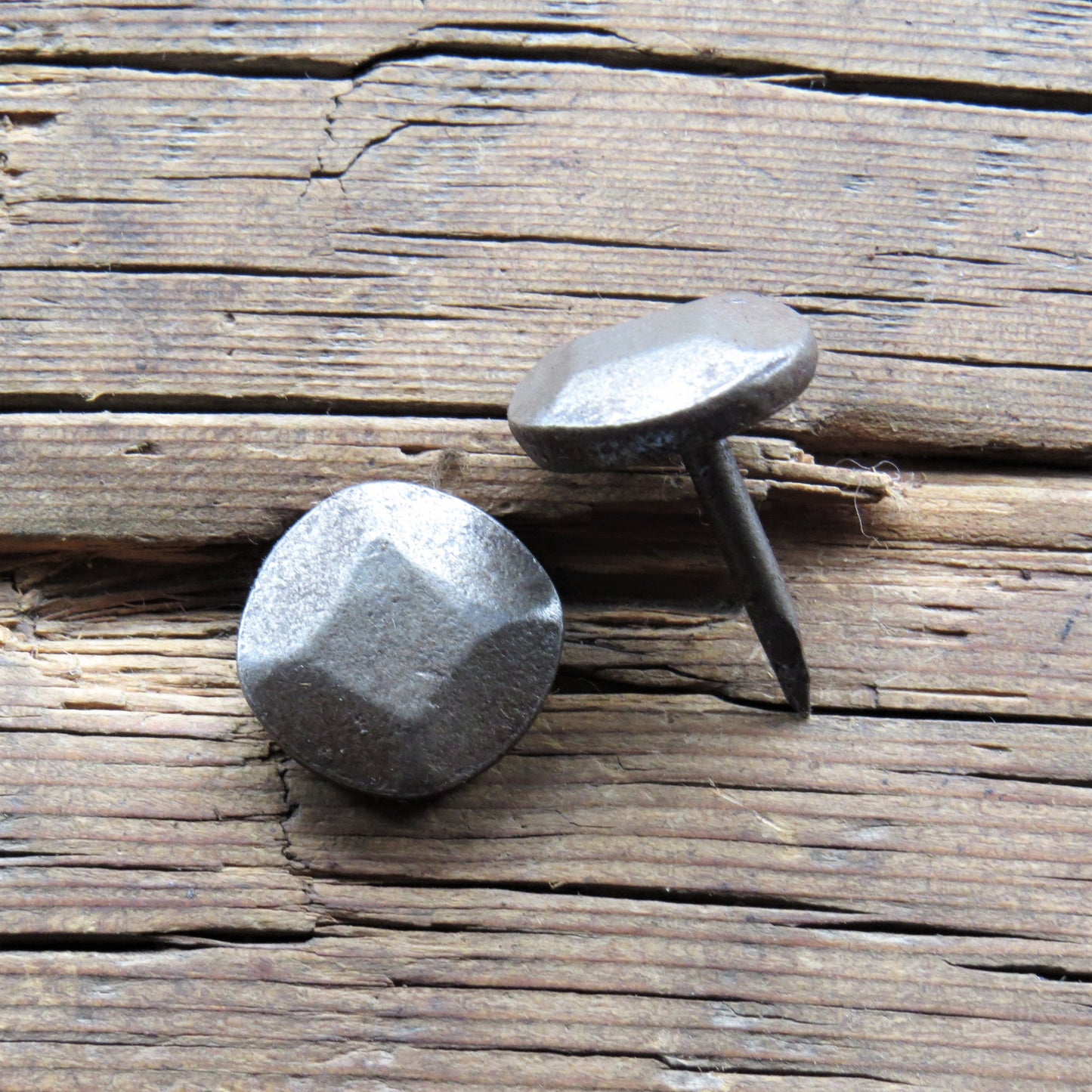 1 1/4" Thick Round Hammered Head Nail