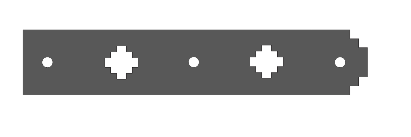 Santa Fe Iron Faux Hinge Strap