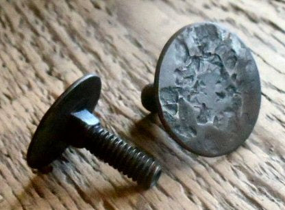 1/4" Dia. Distressed Flat Head Carriage Bolt