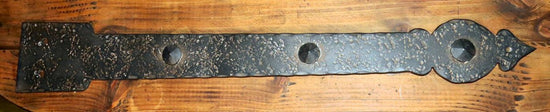 XL Tudor Revival Wrought Iron Faux Hinge Strap