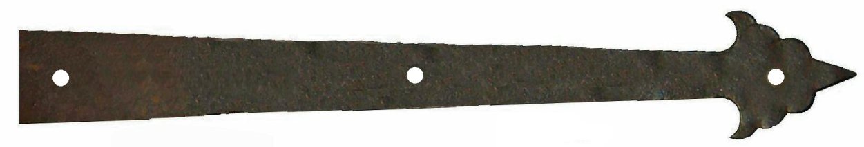 XL Early American Iron Faux Hinge Strap