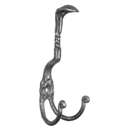 Hammered Iron Coat Hook