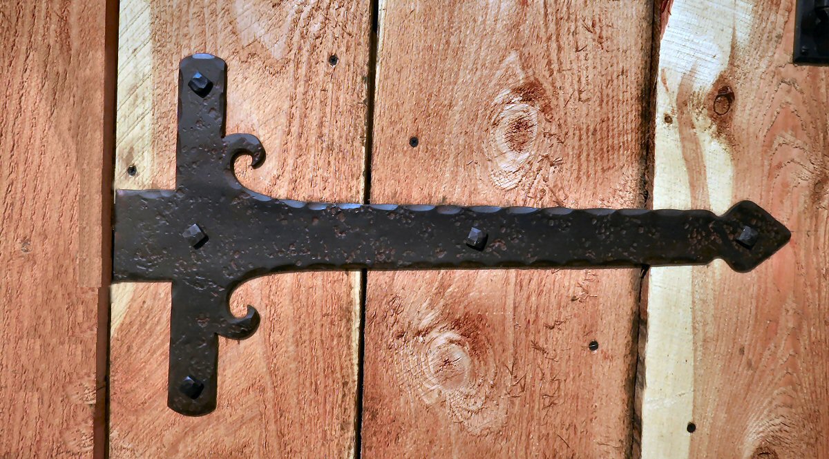 Georgian Iron Faux Hinge Strap