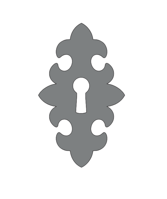 Escudo de Dunmow Crest Fleur De Lis Placa