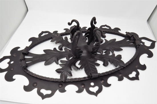 Load image into Gallery viewer, HHCM-339 German Castle Iron Chandelier Mount
