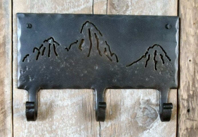 Cargar imagen en el visor de la galería, 3 Peaks Teton Mountain Coat Hooks
