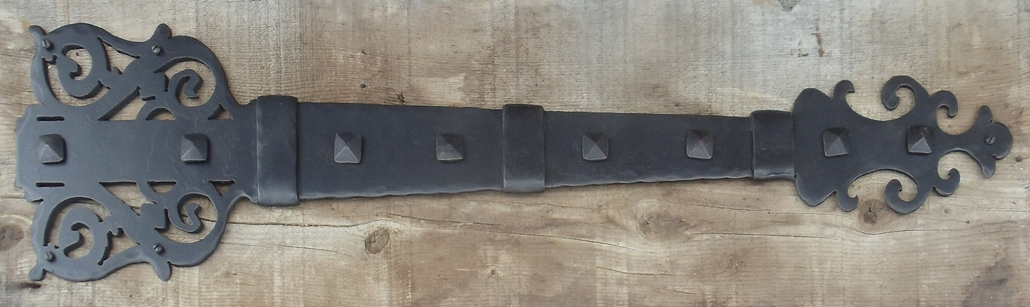 Gothic Cathedral Iron Faux Hinge Strap