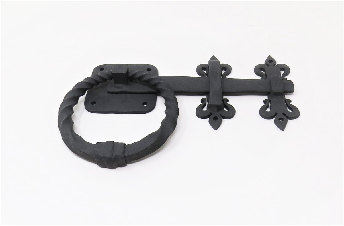 Load image into Gallery viewer, HL-325 Spanish Mission Iron Ring Latch
