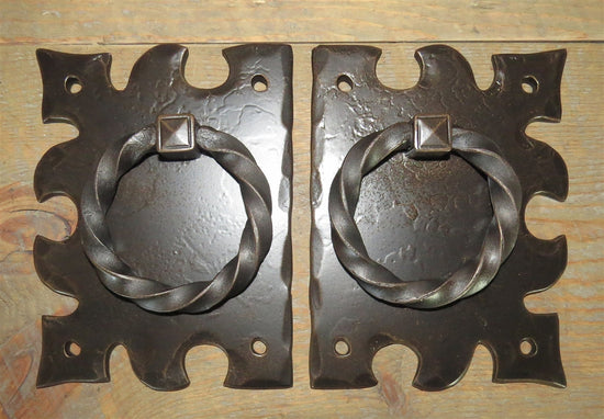 HRP-321 Romanesque Iron Door Knocker / Ring Pull