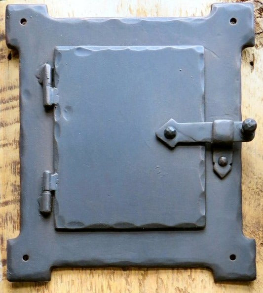 Neo-Classical Iron Speakeasy Door